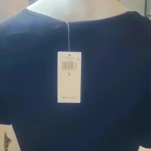 LAUREN RALPH LAUREN BLACK MAXI SHORT SLEEVE DRESS SIZE S - Picture 4 of 5